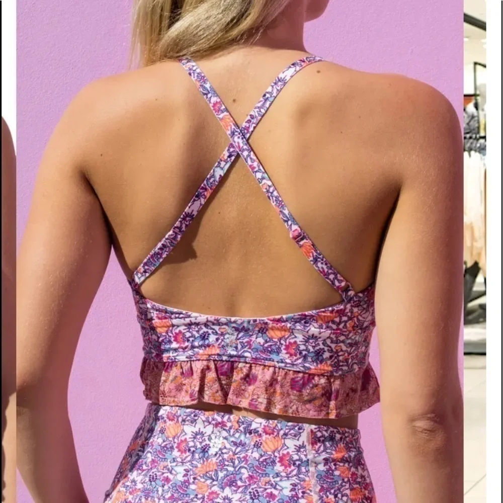 Free People Movement Plie All Day Bra In Henna